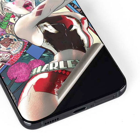 DC Comics Harley Quinn Action Pose Galaxy S22 Skin